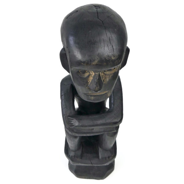 Statue Bulul traditionnelle en bois originaire d’Ifugao Philippines (dessus)