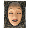Masque nô Shōjō en bois Esprit de la mer Japon Shōwa (face sac)