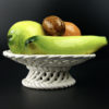 Petite corbeille à fruits en barbotine Années 60 Vallauris (profil)