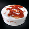 Petite boîte chinoise Chiens de Fô rouge de fer noir Début XXe (couvercle)