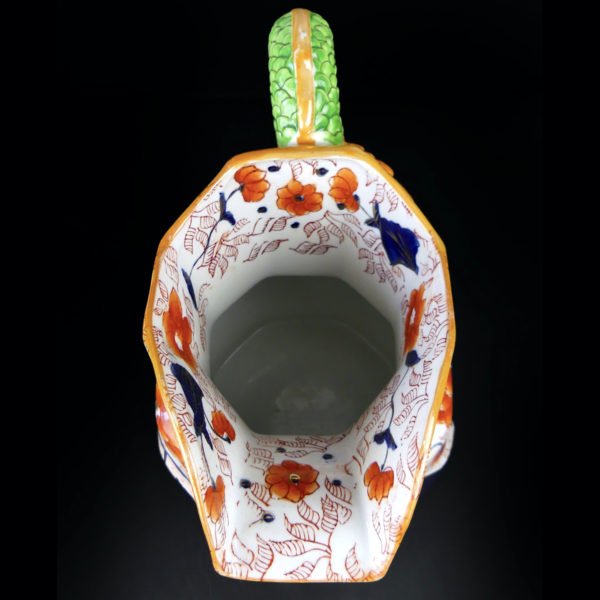 Ensemble pichet et bassin Imari en porcelaine anglaise Ironstone China (dessus)