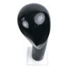 Marotte noire design sur socle Plexiglas Style Brancusi (dessus)