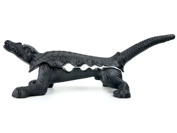 Mâche-bouchon lézard Presse d’apothicaire en fonte France (profil)