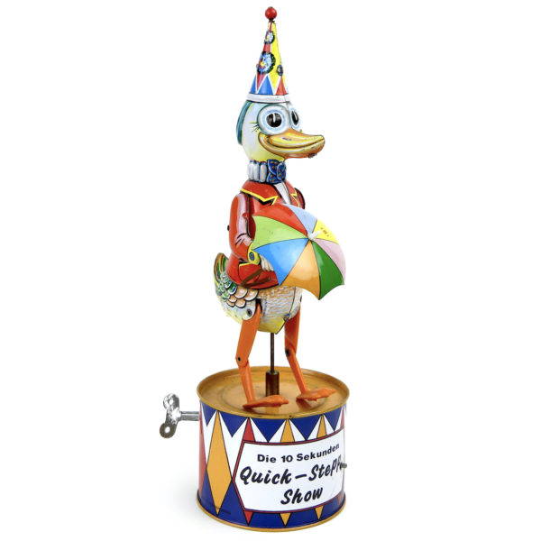 Canard clown mécanique vintage des années 70/80 Tucher Walther RFA (3/4)