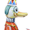 Canard clown mécanique vintage des années 70/80 Tucher Walther RFA (détail)
