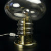 Grande lampe globe Space Age UFO Design allemand 70 (face)
