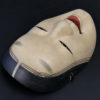 Masque waka-onna jeune fille du théâtre Nô Shōwa en bois (dessus 3/4)