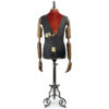 Grand buste de mannequin masculin STOCKMAN PARIS fin XIXe sur trépied (face)