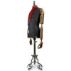 Grand buste de mannequin masculin STOCKMAN PARIS fin XIXe sur trépied (3/4)