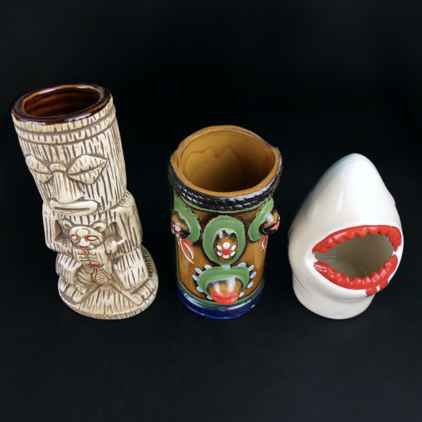 3 mugs Tiki Soul collectors en céramique (dessus 3/4)