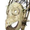 Grand masque Esprit Oiseau céphalomorphe style Yupik sur pied (détail)