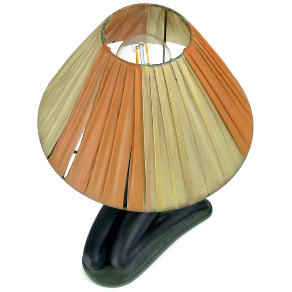 Lampe érotique femme africaine des années 1950 déco rétro vintage (dessus)