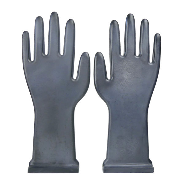 Moules industriels en ébonite pour gants en latex USA Années 30 (face)