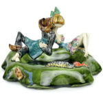 Vide-poches érotique vintage en céramique Frenehard 1965 Malicorne (face)