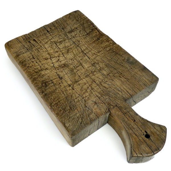 Grande planche à découper et feuille de boucher anciennes France (3/4)