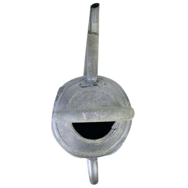 Arrosoir en zinc ancien - Début XXe - Art populaire - France (dessus)