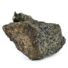 Petit oiseau mort en bronze sur bloc de granit (3/4 dos)