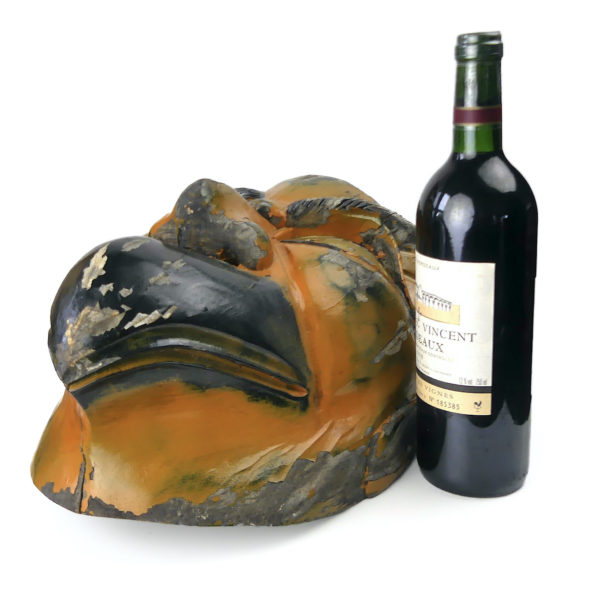 Grand masque Karasu-tengu ornemental Tengu corbeau Shōwa (proportion)