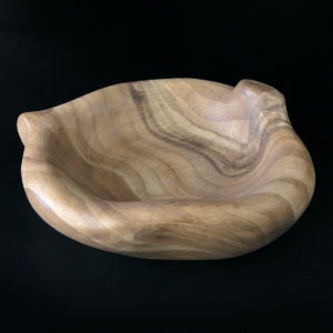 Vide-poches Vallauris Grandjean-Jourdan en porcelaine faux bois Désign 50 (face)