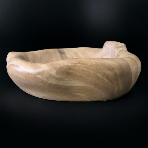 Vide-poches Vallauris Grandjean-Jourdan en porcelaine faux bois Désign 50 (profil)