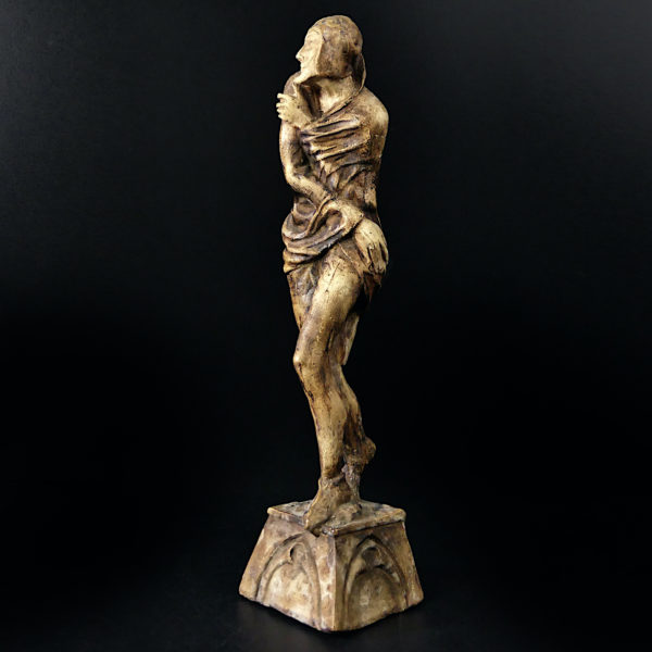 Statuette Méphistophélès Prince des Enfers moulage d’atelier ancien début XXe (3/4)