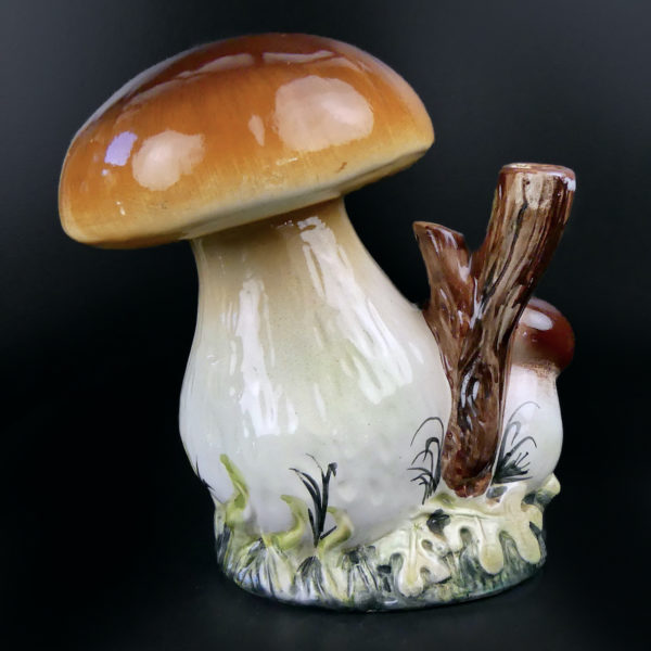 Bouteille champignons à liqueur Garnier en porcelaine Cèpes et sous-bois France – Image 6