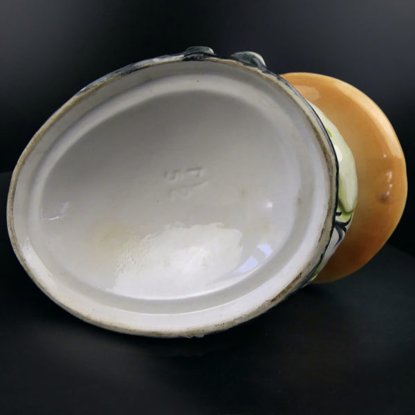 Bouteille champignons à liqueur Garnier en porcelaine Cèpes et sous-bois France – Image 12