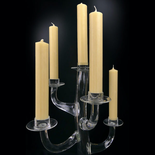 Grand chandelier soufflée bouche en verre de Murano et bronze doré Italie XIXe (détail)