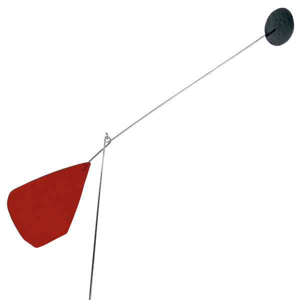 Grand mobile signé Manuel Reina en métal peint Design français Pièce unique (détail)