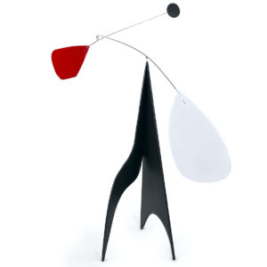 Grand mobile signé Manuel Reina en métal peint Design français Pièce unique