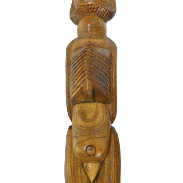 Tangata Manu pascuan en bois clair Rapa Nui île de Pâques (détail)