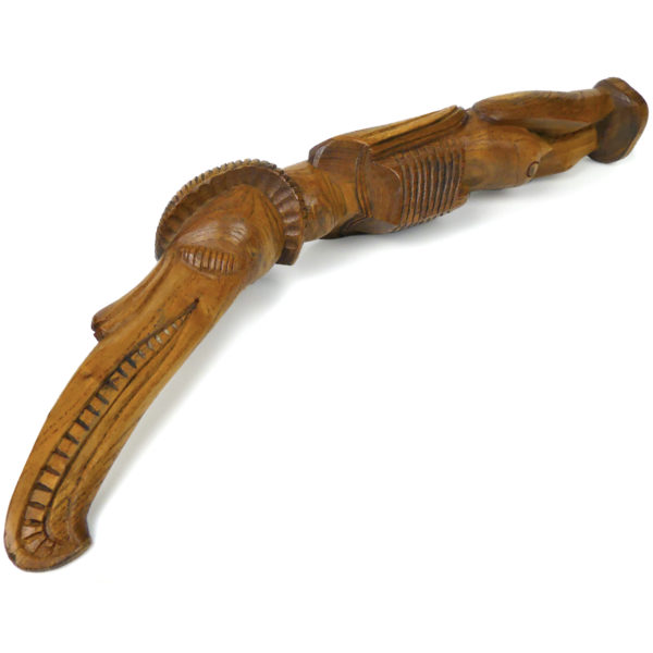 Tangata Manu pascuan en bois clair Rapa Nui île de Pâques (dessus 3/4)