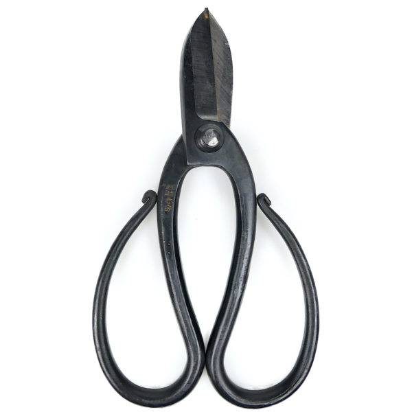 Outils ikebana japonais support et ciseaux signés Art floral Japon (ciseaux)