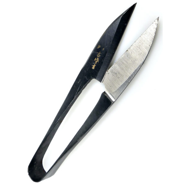 Outils ikebana japonais support et ciseaux signés Art floral Japon (petits ciseaux)