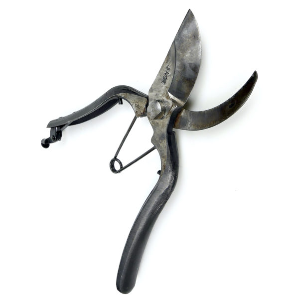 Outils ikebana japonais support et ciseaux signés Art floral Japon (sécateur)