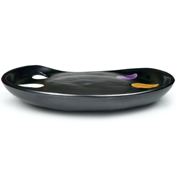 Assiette palette de peintre Vallauris Années 60 (profil)