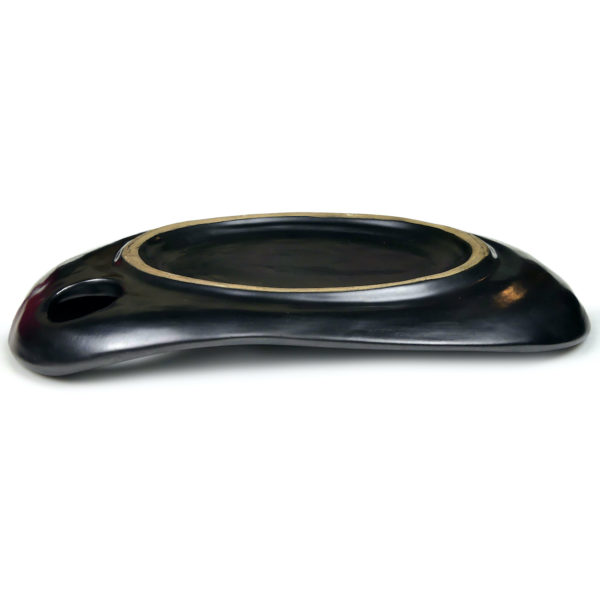 Assiette palette de peintre Vallauris Années 60 (profil)