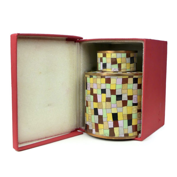Pot cloisonné mosaïque multicolore - Fabienne Jouvin Paris (coffret)