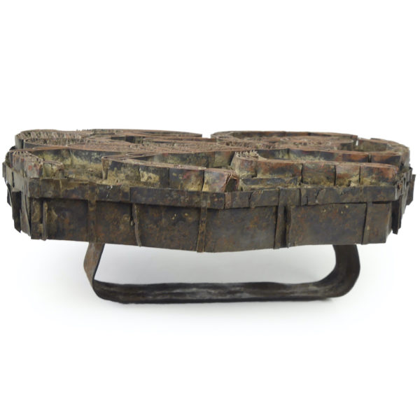 Grand tampon scorpion à Batik javanais ancien Tissus batik Java (profil)