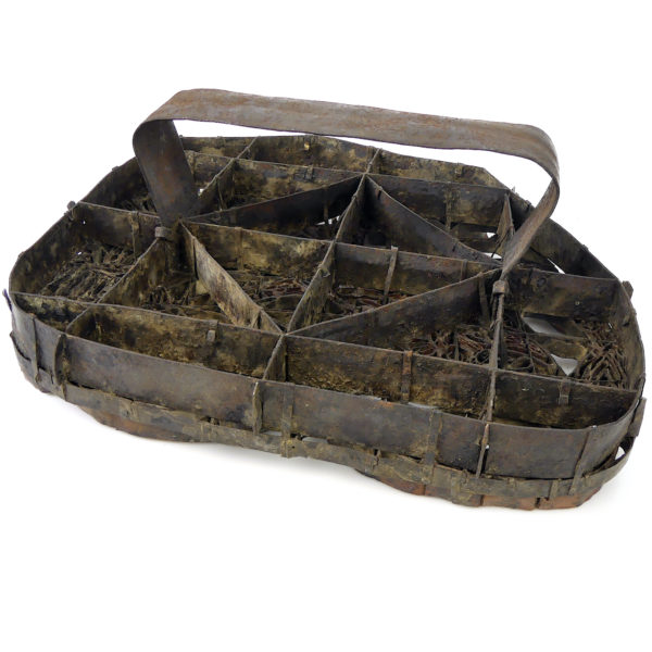 Grand tampon scorpion à Batik javanais ancien Tissus batik Java (dos 3/4)