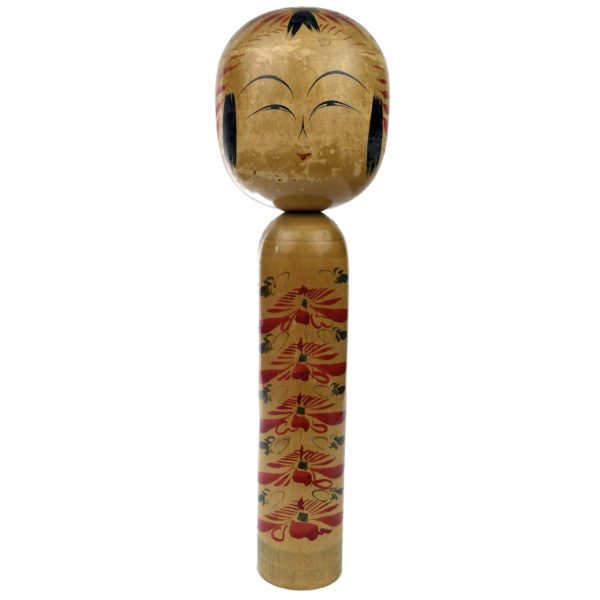 7 kokeshis poupées traditionnelles japonaises anciennes en bois tourné Japon (1)