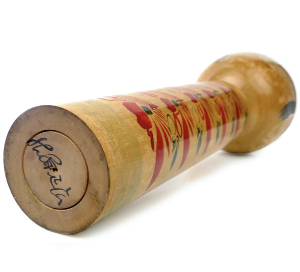 7 kokeshis poupées traditionnelles japonaises anciennes en bois tourné Japon (1)