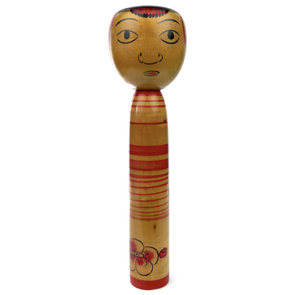 7 kokeshis poupées traditionnelles japonaises anciennes en bois tourné Japon (2)