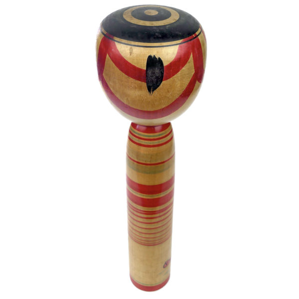 7 kokeshis poupées traditionnelles japonaises anciennes en bois tourné Japon (2)